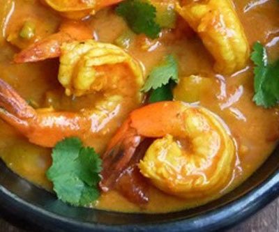 Crevette royal korma