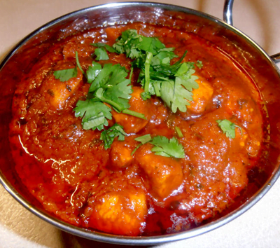 Poulet vindaloo