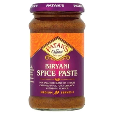 Pâte de curry indienne Biryani épicé 250ml PATAK'S